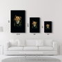 Wallity OGLS-5000 Pintura Decorativa de Vidrio Templado Multicolor 46 x 72 cm